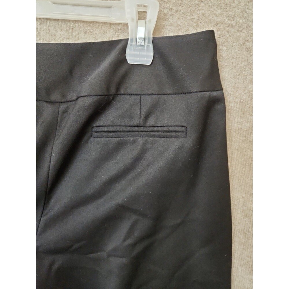 The Limited Olivia Dress Pants Women 8 Black Side Zip Scandal Flared Wide LegNEW - Picture 6 of 13